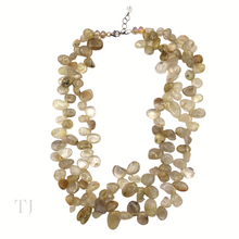Load image into Gallery viewer, Rutilated Quartz Chip Necklace in Sterling Silver