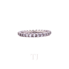 Load image into Gallery viewer, Diamonique Ring in Sterling Silver