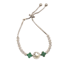Cargar imagen en el visor de la galería, Sterling Silver Bracelet with diamonique