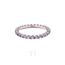 Load image into Gallery viewer, Diamonique Ring in Sterling Silver