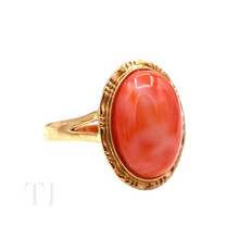 Load image into Gallery viewer, Italian Salmon Coral Jewelry Set