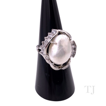 Load image into Gallery viewer, Freshwater Baroque Pearl Ring in Sterling Silver