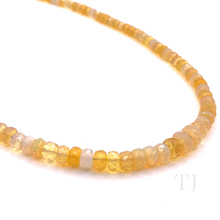 Load image into Gallery viewer, Ethiopian Opal Faceted Chip Necklace in 14k Gold