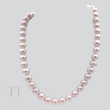 Load image into Gallery viewer, Freshwater Pearl Necklace in Sterling Silver (Gold Coated)