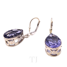Load image into Gallery viewer, Mystic Topaz Tear Drop Earrings in Sterling Silver