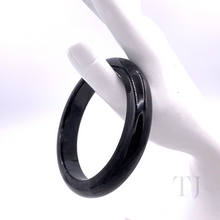 Загрузить изображение в средство просмотра галереи, Burmese Natural Dark Green Jade Bangle Bracelet