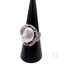 Load image into Gallery viewer, Freshwater Baroque Pearl Ring in Sterling Silver