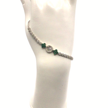 Cargar imagen en el visor de la galería, Sterling Silver Bracelet with diamonique