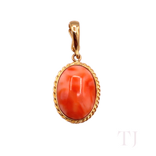 Load image into Gallery viewer, Italian Salmon Coral Jewelry Set