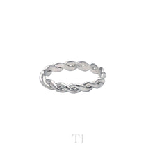 Cargar imagen en el visor de la galería, Sterling Silver Twisted Ring