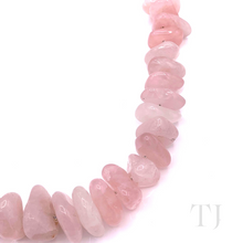 Load image into Gallery viewer, Rose Quartz Nugget Stone Necklace
