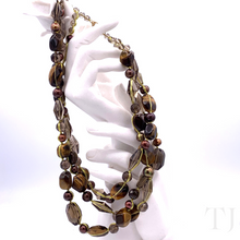Load image into Gallery viewer, Multi Gemstones 3 Layered Necklace