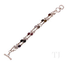 Load image into Gallery viewer, Multi-colored Tourmaline Bracelet in Sterling Silver