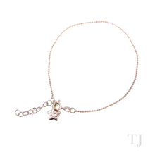 Load image into Gallery viewer, Sterling Silver Anklet with Star Charm