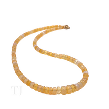 Load image into Gallery viewer, Ethiopian Opal Faceted Chip Necklace in 14k Gold