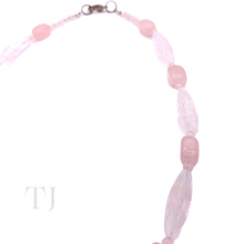 Load image into Gallery viewer, Rose Quartz Stone Necklace