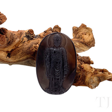 Load image into Gallery viewer, Obsidian Pendant crafted in Buddha figure