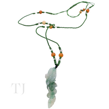 Load image into Gallery viewer, Natural Burmese Jade Adjustable Necklace