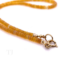 Load image into Gallery viewer, Ethiopian Opal Faceted Necklace with 14k Gold Clasp