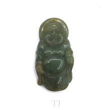 Загрузить изображение в средство просмотра галереи, Chinese smiling god figure pendant made of Burmese Jade