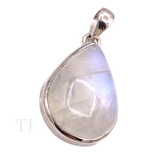 Load image into Gallery viewer, Moonstone Tear Drop Pendant in Sterling Silver