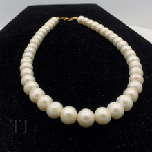 Load image into Gallery viewer, Freshwater Pearl Necklace in Sterling Silver (Gold Coated)