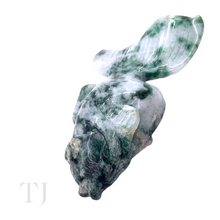 Load image into Gallery viewer, Gold Fish Figurine made of Jade