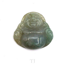 Load image into Gallery viewer, Chinese smiling god pendant made of Burmese Jade