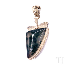 Load image into Gallery viewer, Moss Agate Pendant in Sterling Silver