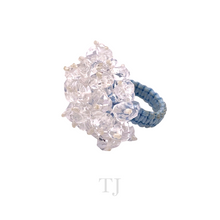 Load image into Gallery viewer, Clear Quartz Braided Rope Ring