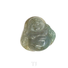Load image into Gallery viewer, Chinese smiling god pendant made of Burmese Jade