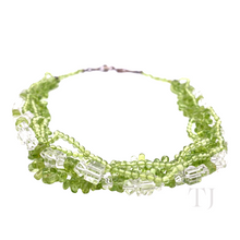 Load image into Gallery viewer, Peridot Chip Layered Necklace