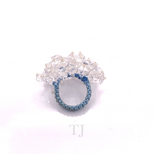 Load image into Gallery viewer, Clear Quartz Braided Rope Ring