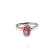 Load image into Gallery viewer, Pink Tourmaline Ring in Sterling Silver