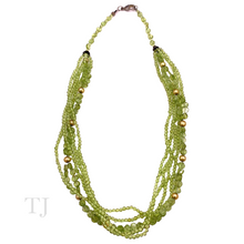 Загрузить изображение в средство просмотра галереи, Peridot Bead & Chip 5 Layered Necklace