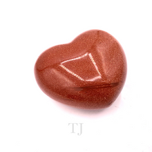 Cargar imagen en el visor de la galería, Gold Sandstone Heart Cabochon