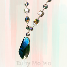 Load image into Gallery viewer, Quartz Crystal Necklace in Sterling Silver