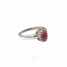 Load image into Gallery viewer, Pink Tourmaline Ring in Sterling Silver