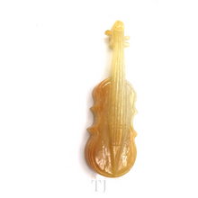 Load image into Gallery viewer, Burmese Honey Jade Guitar Figurine