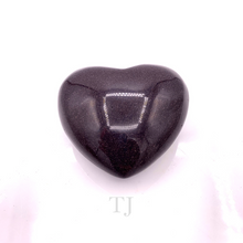 Cargar imagen en el visor de la galería, blue gold sandstone heart cabochon