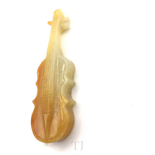 Load image into Gallery viewer, Burmese Honey Jade Guitar Figurine