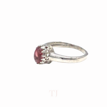 Load image into Gallery viewer, Pink Tourmaline Ring in Sterling Silver