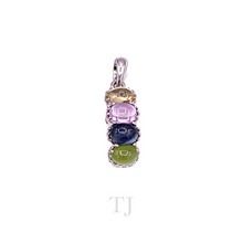 Load image into Gallery viewer, Multi-colored Tourmaline Jewelry Set in Sterling Silver