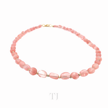 Load image into Gallery viewer, Strawberry Quartz Necklace