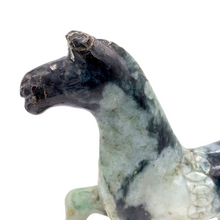 Cargar imagen en el visor de la galería, Natural Burmese Jade Horse Figurine