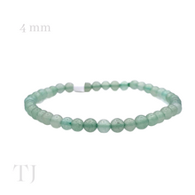 将图片加载到图库查看器,Aventurine 4 mm bead sized bracelet with elastic string
