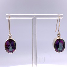 Load image into Gallery viewer, Mystic Topaz Oval Earrings in Sterling Silver