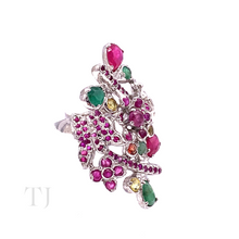 Load image into Gallery viewer, Multi Gemstones Kanote Ring in Sterling Silver
