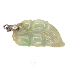 Load image into Gallery viewer, Burmese Natural Jade Lead Figure Pendant with silver bail