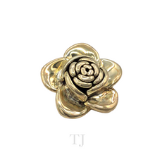 Load image into Gallery viewer, Sterling Silver Rose Pendant